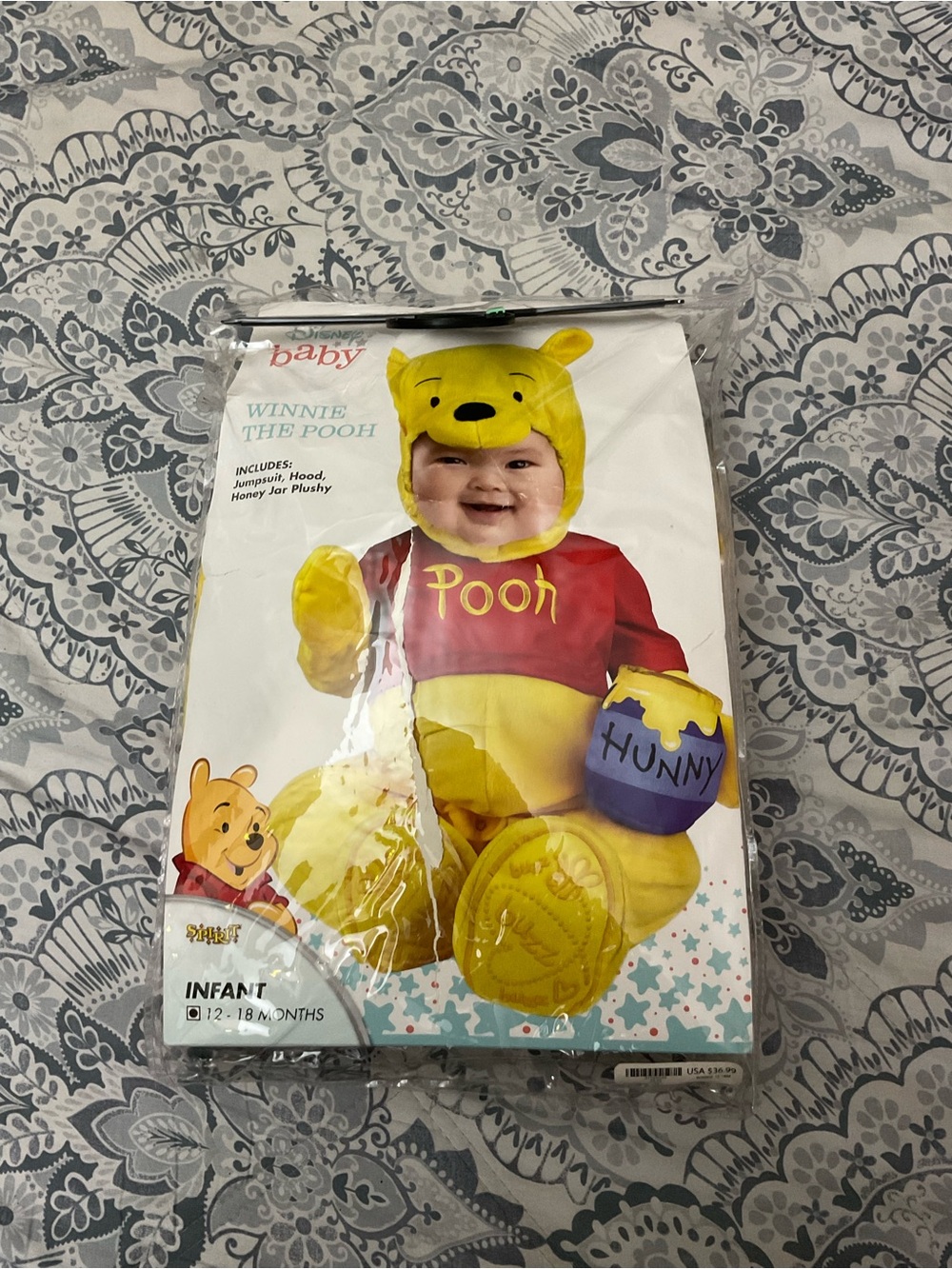 Spirit Winnie the Pooh Infant Costume - Yellow & Red